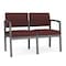 Lesro Lenox 2 Seat Tandem Seating W/ No Center Arm, 43.5 in W 24.5 in L 32 in H LS2101 - alternate 1